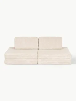Kinder Funzy Modulares Kinder-Spielsofa Mila aus Cord, handgefertigt