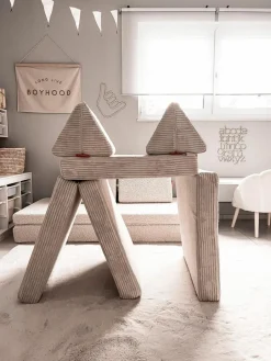 Kinder Funzy Modulares Kinder-Spielsofa Mila aus Cord, handgefertigt