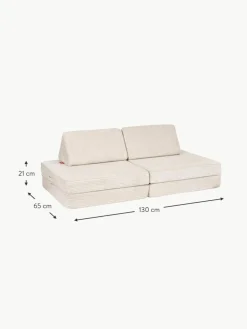 Kinder Funzy Modulares Kinder-Spielsofa Mila aus Cord, handgefertigt