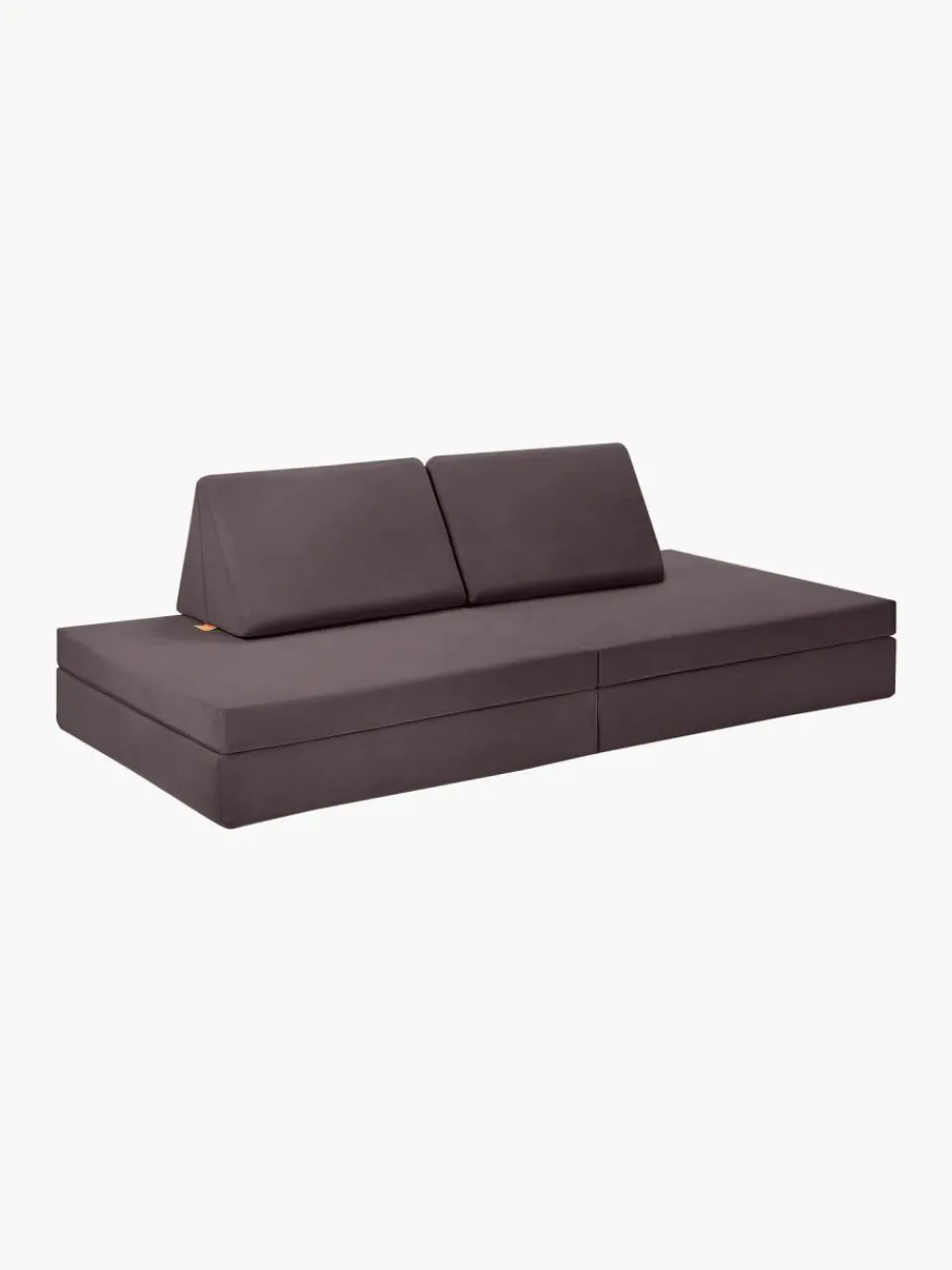Kinder Funzy Modulares Kinder-Spielsofa Mila aus Samt, handgefertigt