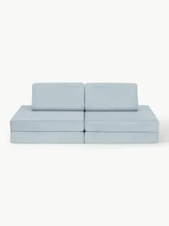 Kinder Funzy Modulares Kinder-Spielsofa Mila aus Samt, handgefertigt