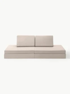 Kinder Funzy Modulares Kinder-Spielsofa Mila aus Samt, handgefertigt