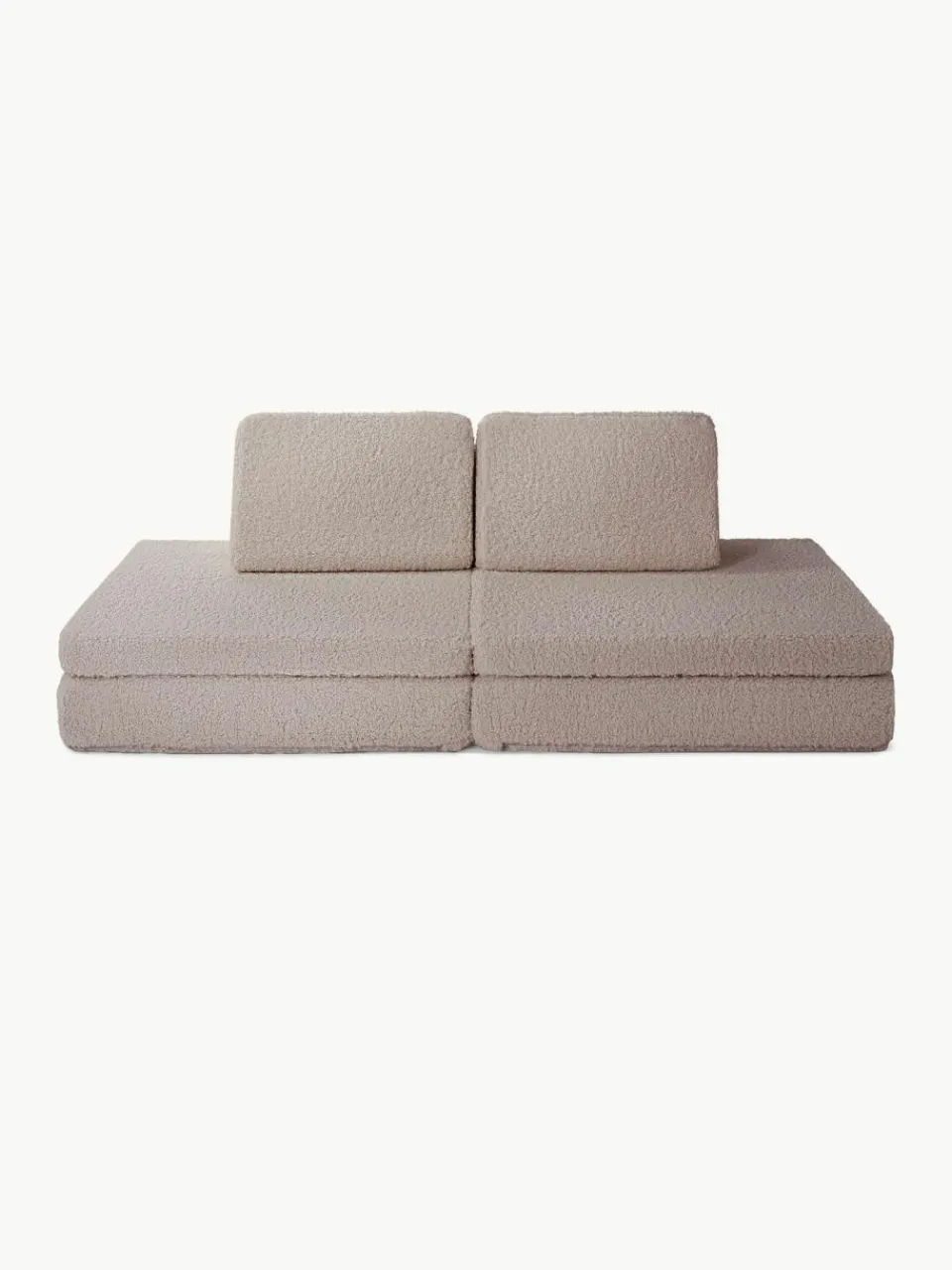 Kinder Funzy Modulares Kinder-Spielsofa Mila aus Teddy, handgefertigt