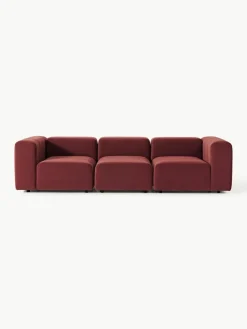 Westwing Collection Modulares Samt-Sofa Lena (4-Sitzer)