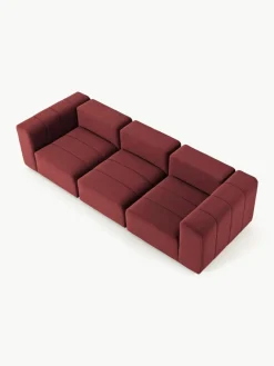 Westwing Collection Modulares Samt-Sofa Lena (4-Sitzer)