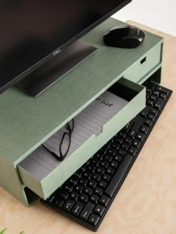 Bigso Box of Sweden Monitorerhöhung Ted mit Schubladen