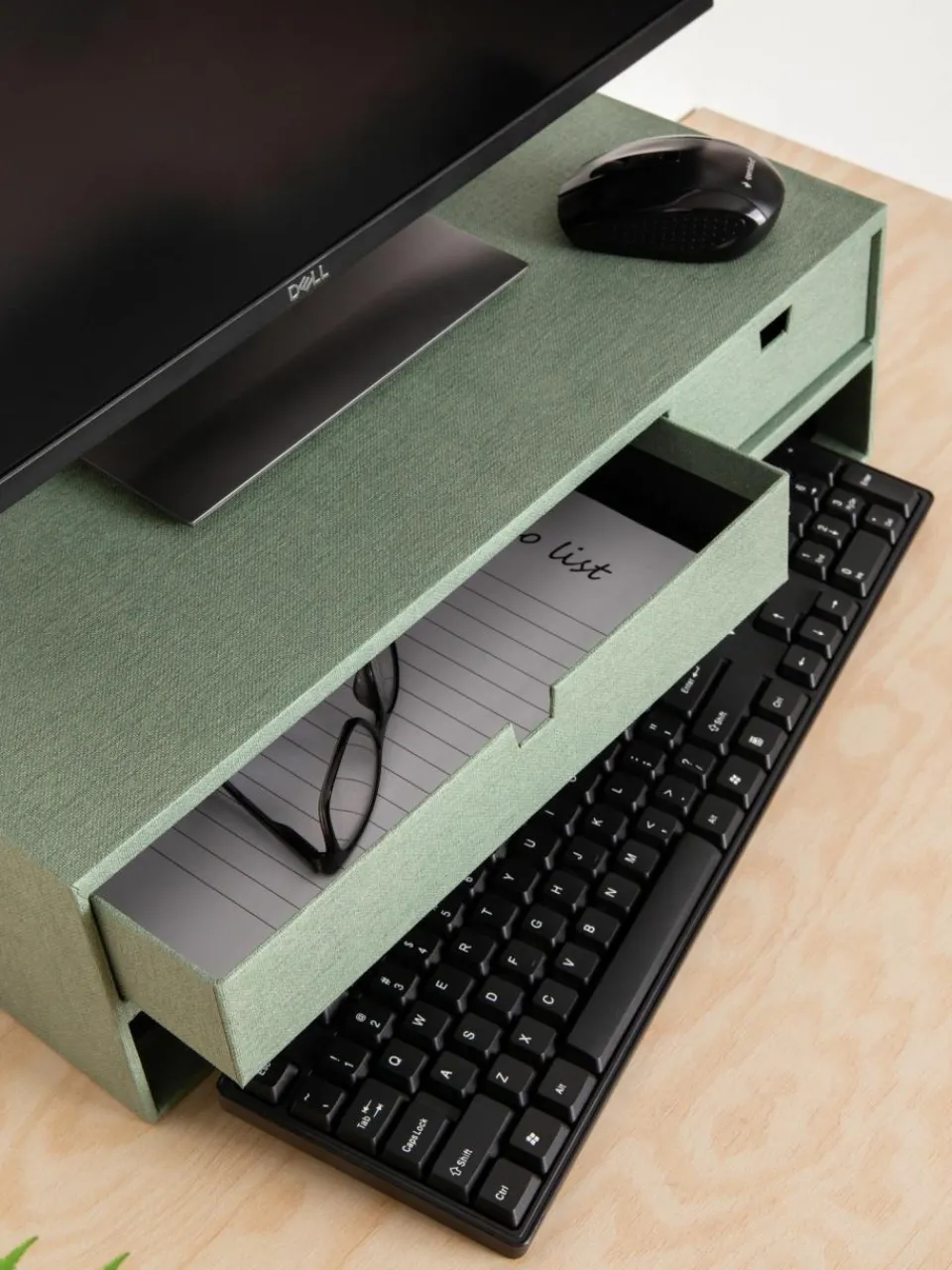 Bigso Box of Sweden Monitorerhöhung Ted mit Schubladen