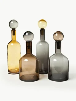 Pols Potten Mundgeblasene Deko-Flaschen Bubbles, 4er-Set