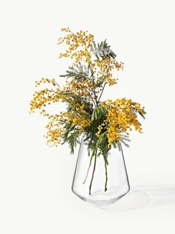 Westwing Collection Mundgeblasene Glas-Vase Joyce, H 21 cm