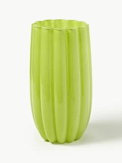 Pols Potten Mundgeblasene Glas-Vase Melon, H 38 cm