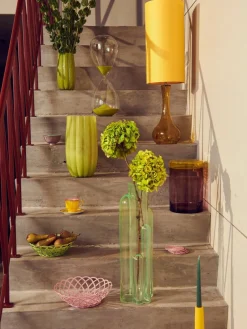 Pols Potten Mundgeblasene Glas-Vase Melon, H 38 cm