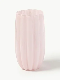 Pols Potten Mundgeblasene Glas-Vase Melon, H 38 cm