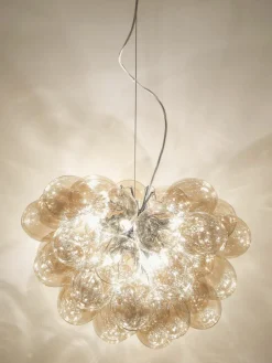 By Rydens Mundgeblasene LED-Pendelleuchte Gross