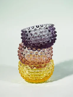 Anna von Lipa Mundgeblasene Snackschalen Hobnail, 4 Stück