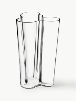 iittala Mundgeblasene Vase Alvar Aalto, H 25 cm