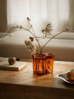 iittala Mundgeblasene Vase Alvar Aalto, H 16 cm