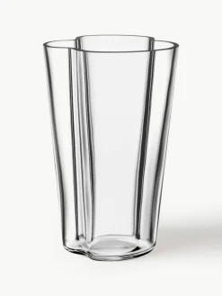 iittala Mundgeblasene Vase Alvar Aalto, H 22 cm