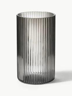 ferm LIVING Mundgeblasener Deckel Ripple für Karaffe