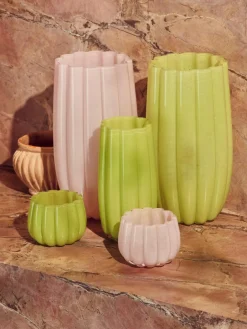 Pols Potten Mundgeblasener Glas-Teelichthalter Melon