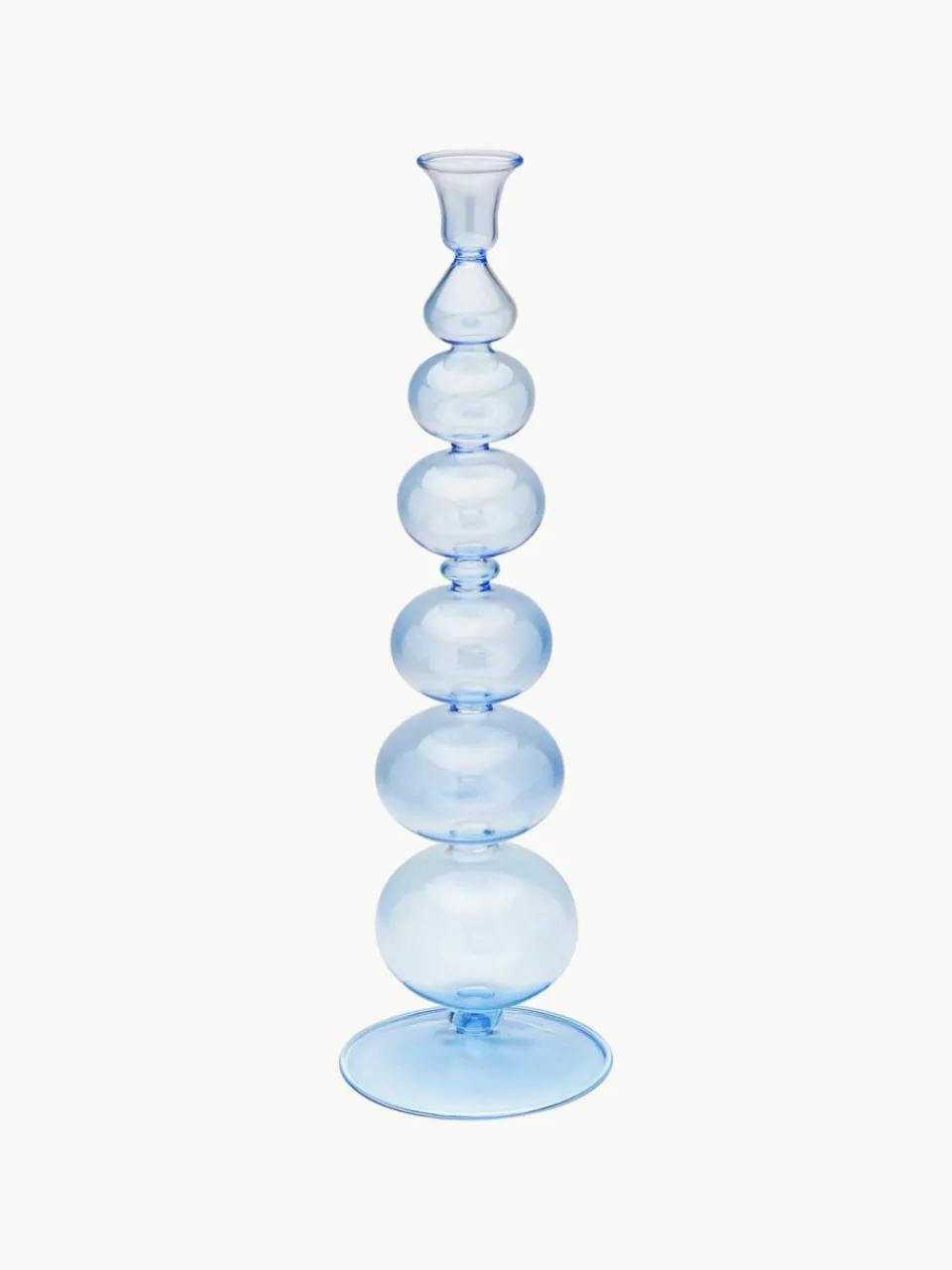 Anna + Nina Mundgeblasener Kerzenhalter Balloon aus Borosilikatglas