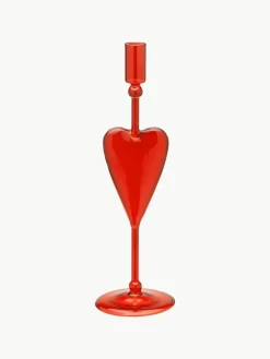 Anna + Nina Mundgeblasener Kerzenhalter Classic Love