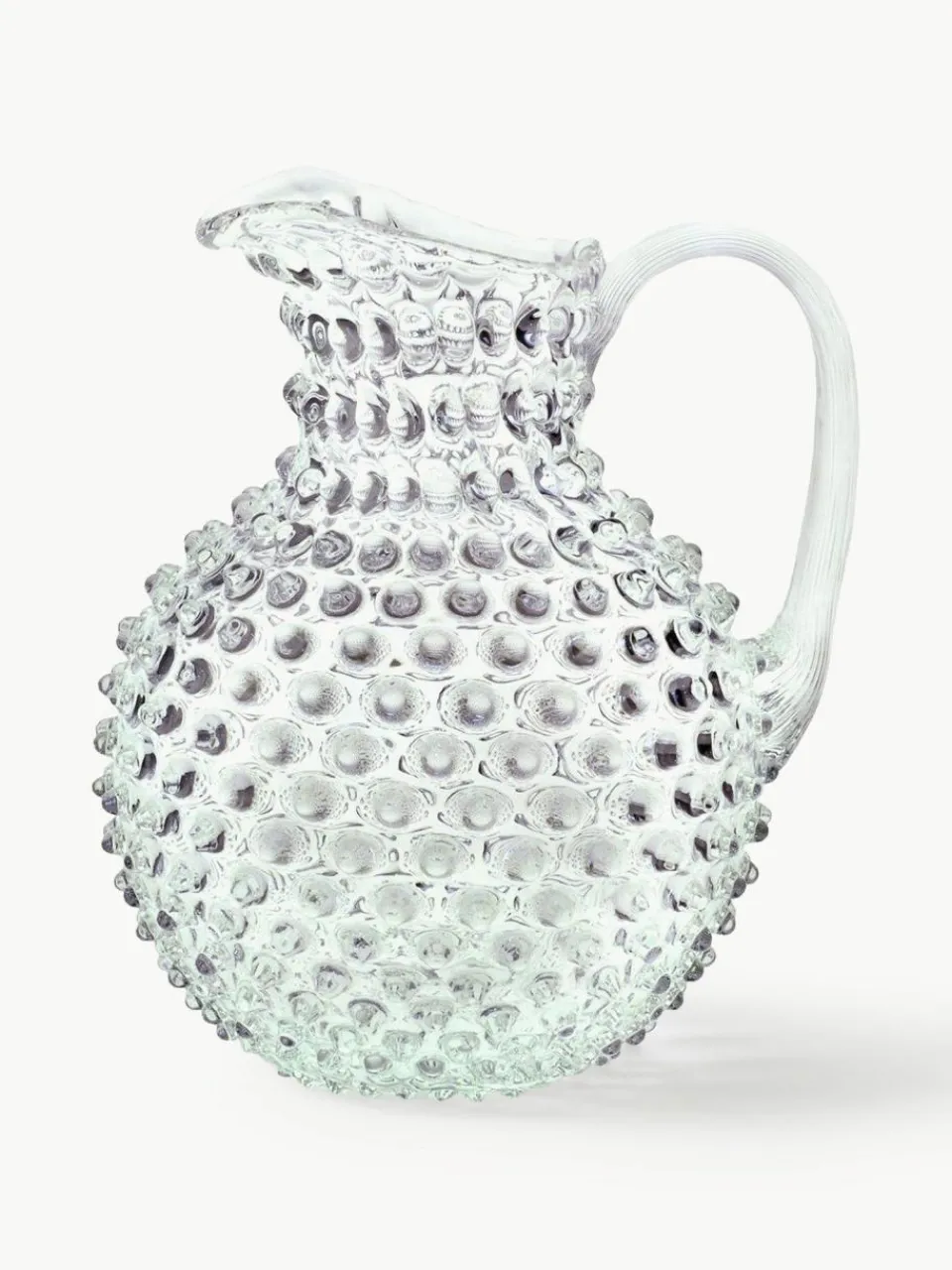 Anna von Lipa Mundgeblasener Krug Hobnail, 2 L