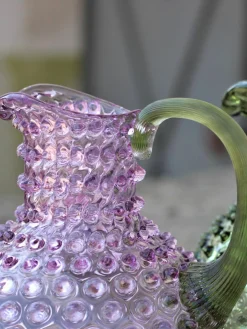 Anna von Lipa Mundgeblasener Krug Hobnail, 2 L