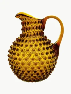 Anna von Lipa Mundgeblasener Krug Hobnail, 2 L