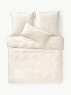 Westwing Collection Musselin-Bettdeckenbezug Jasmina mit floralem Muster
