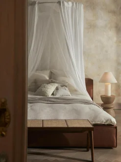 Westwing Collection Musselin-Bettdeckenbezug Jasmina mit floralem Muster