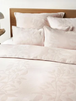Westwing Collection Musselin-Bettdeckenbezug Jasmina mit floralem Muster