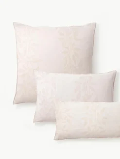 Westwing Collection Musselin-Kopfkissenbezug Jasmina mit floralem Muster
