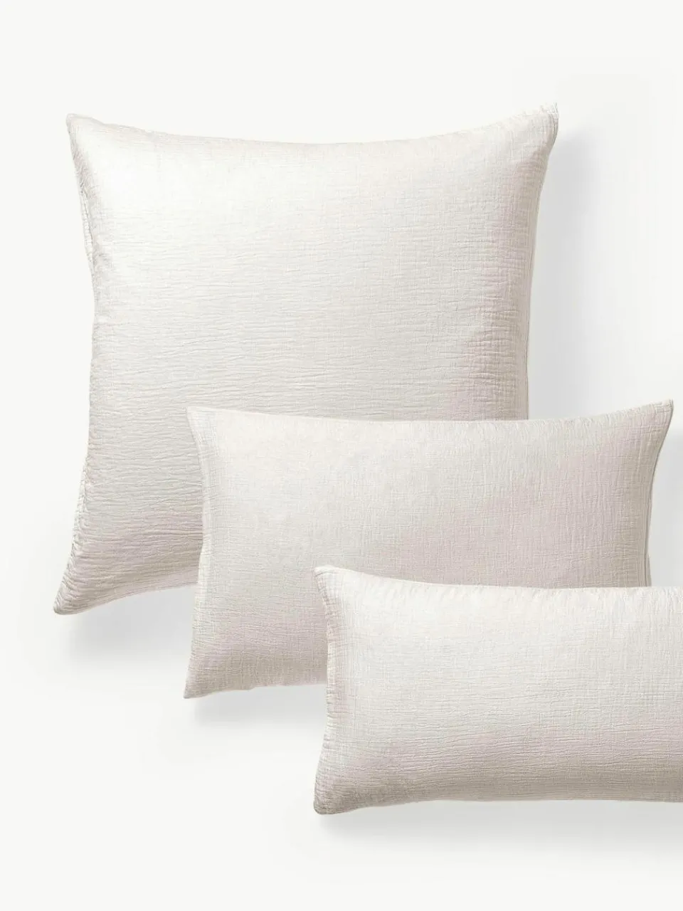 Westwing Collection Musselin-Kopfkissenbezug Odile