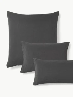 Westwing Collection Musselin-Kopfkissenbezug Odile