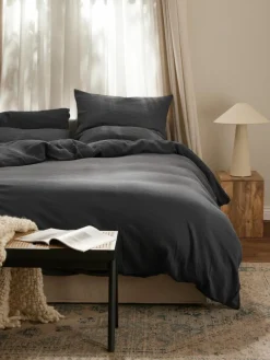 Westwing Collection Musselin-Kopfkissenbezug Odile