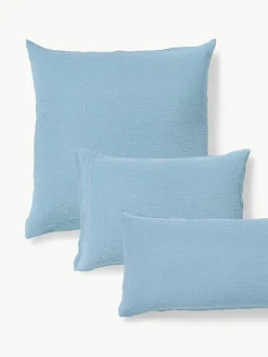 Westwing Collection Musselin-Kopfkissenbezug Odile