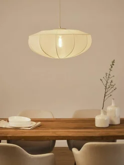 Westwing Collection Netzstoff-Pendelleuchte Beau