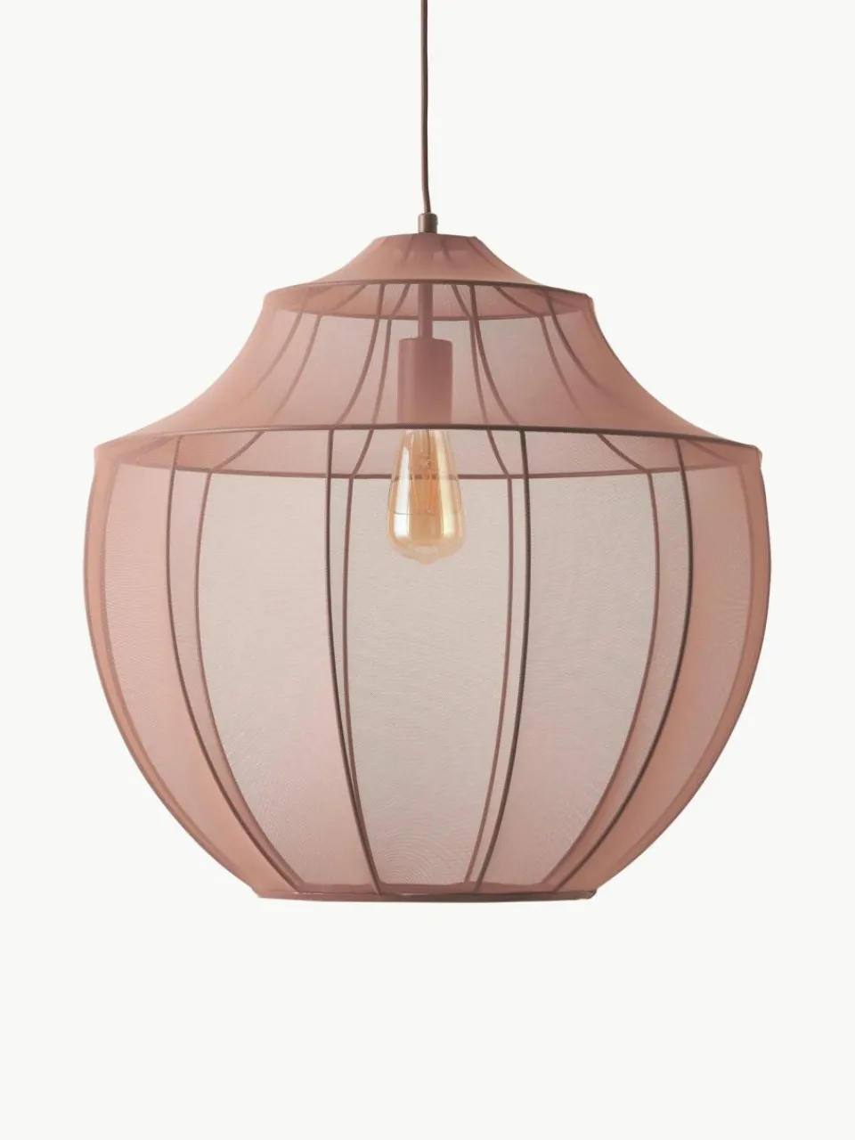 Westwing Collection Netzstoff-Pendelleuchte Beau