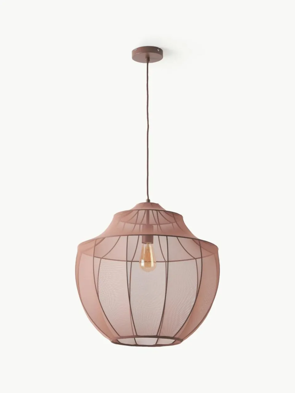 Westwing Collection Netzstoff-Pendelleuchte Beau