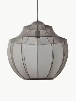 Westwing Collection Netzstoff-Pendelleuchte Beauf