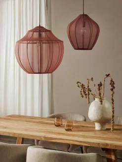 Westwing Collection Netzstoff-Pendelleuchte Beau