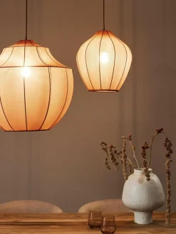 Westwing Collection Netzstoff-Pendelleuchte Beau
