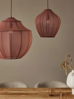 Westwing Collection Netzstoff-Pendelleuchte Beau