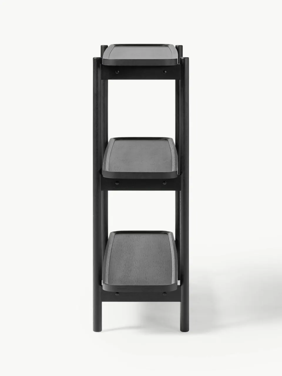 Westwing Collection Niedriges Holz-Regal Libby