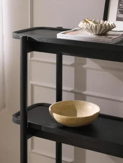 Westwing Collection Niedriges Holz-Regal Libby