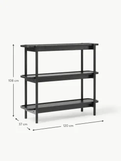 Westwing Collection Niedriges Holz-Regal Libby