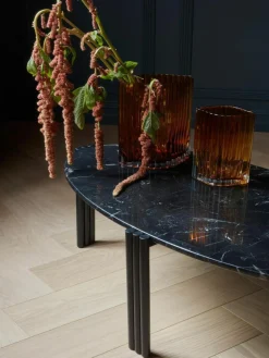 Aytm Ovaler Couchtisch Tribus aus Marmor