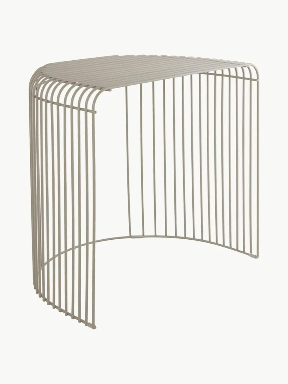 Aytm Ovaler Metall-Beistelltisch Curva