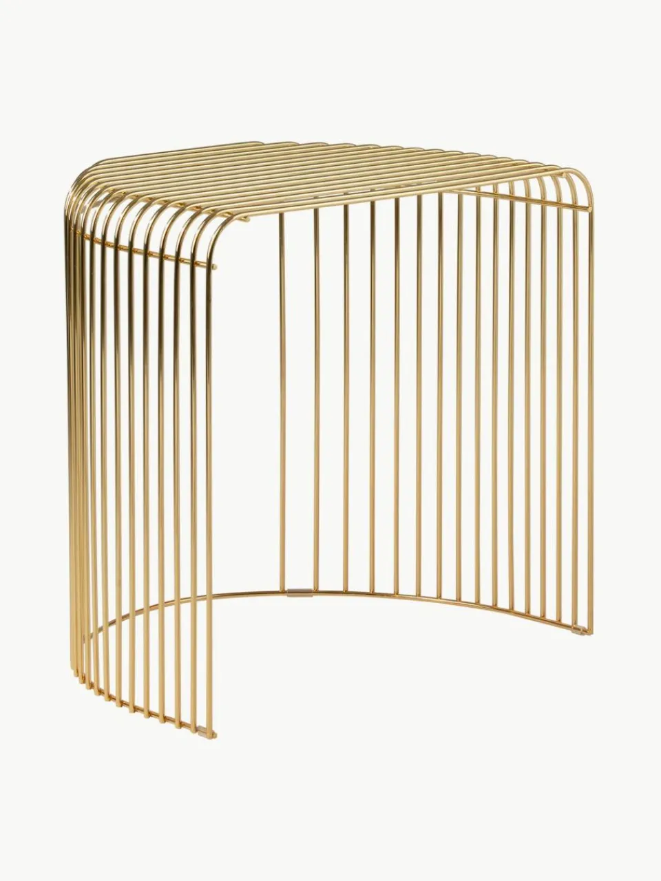 Aytm Ovaler Metall-Beistelltisch Curva