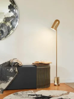 Aytm Ovaler Metall-Beistelltisch Curva